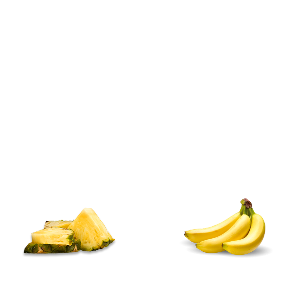 Pineapple & banana