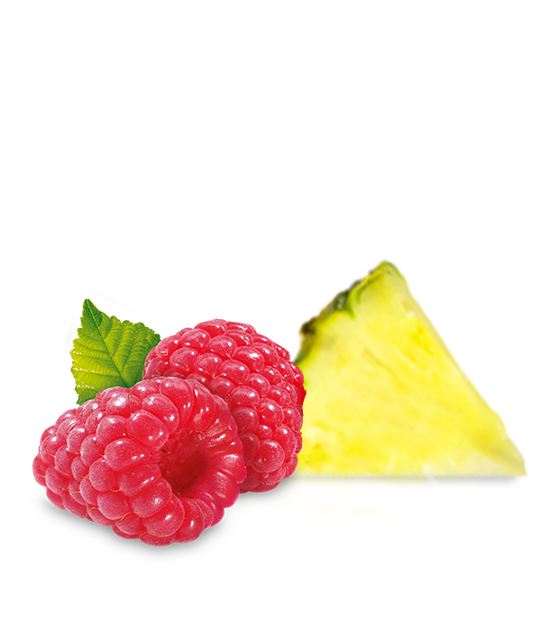 Raspberry & pineapple